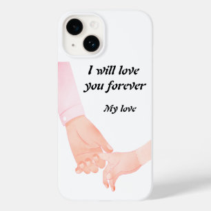 Hand in Hand Love Art – Parent & Child Holding Han Case-Mate iPhone 14 Case