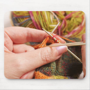 Hand Knitting Mouse Mat