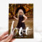 Hand-Lettered Boo Halloween Photo Card