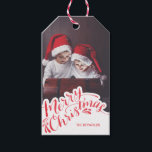 Hand Lettered Christmas Photo Gift Tag<br><div class="desc"></div>