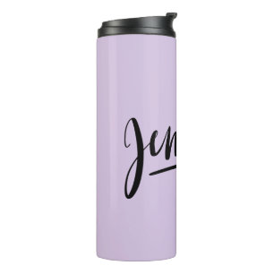 Hand lettered mug name Jennifer insulated