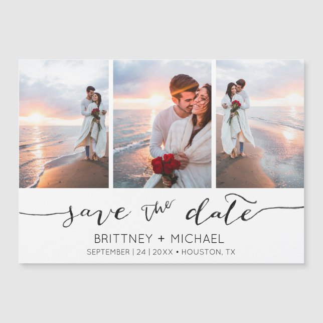 Hand Lettered Photo Collage White (Front)