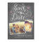 Hand lettered Snapshot 2-Photo Save the Date