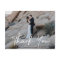 Hand Lettering Photo Wedding Thank You Postcard