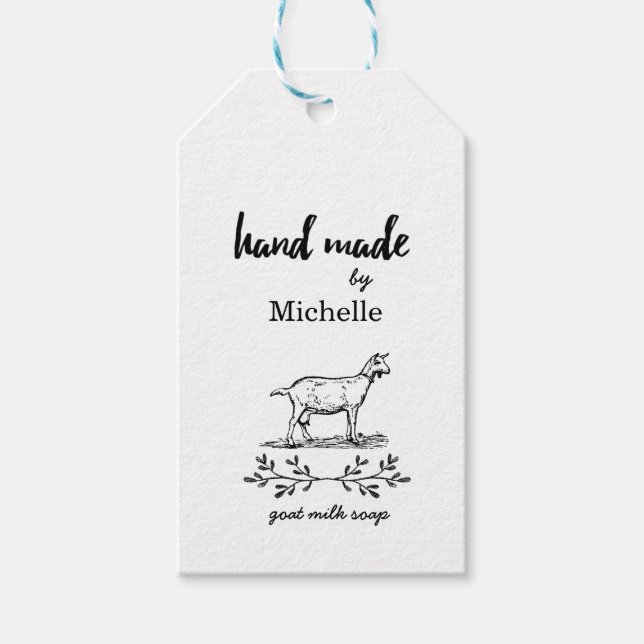 Hand Made By Product Tag (Front)