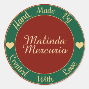 Hand Made By Sticker - SRF