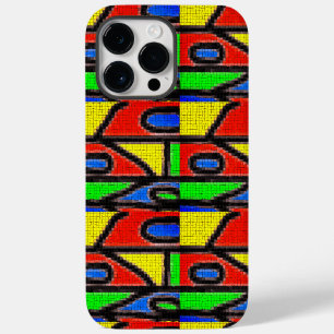 Hand-made mosaic, Painting Barcelona Tilles Case-M Case-Mate iPhone 14 Pro Max Case