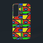 Hand-made mosaic, Painting Barcelona Tilles  Samsung Galaxy Case<br><div class="desc">The history of the street art scene in Barcelona begins in the 1970's with the end of the Franco dictatorship.Barcelona rocks street art-then and now–looked at ...  Relatively small in scale,  the tiles add a pop of colour to otherwise ... 
Hand-made mosaic,  modern art.</div>