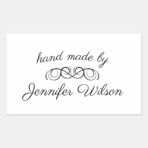 Hand Made   Personalised Sticker