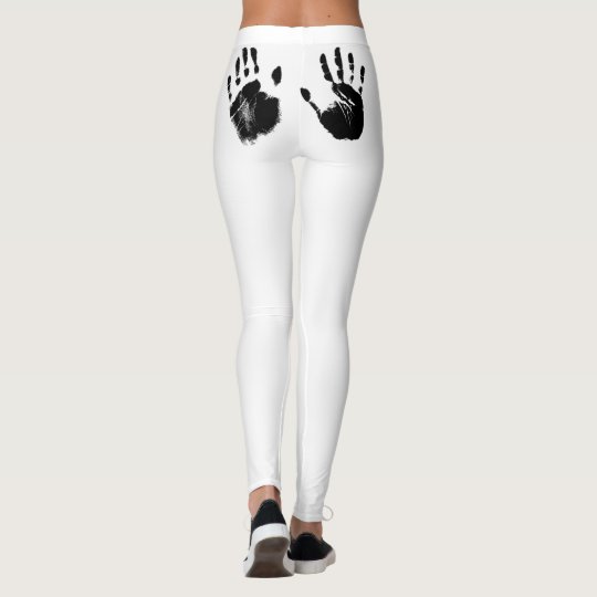 hand made prints leggings