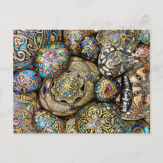 Hand Made Rocks! Postcard