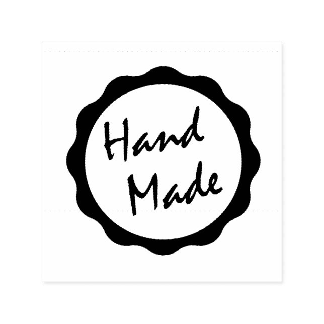 Hand Made Self Inking Stamp (Design)