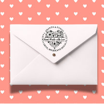 Hand made with Love Foral Heart Theme