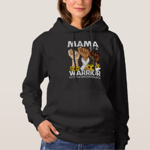 Hand Mama Of A Warrior Postpartum Depression Aware Hoodie