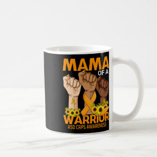 Hand Mama Of A Warrior Rsd Crps Awareness Sunflowe Coffee Mug