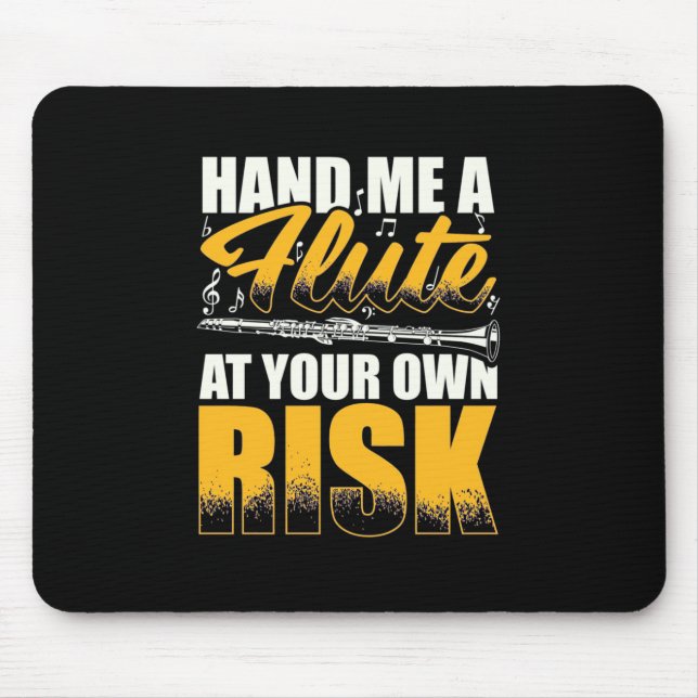 Hand Me Flutes Mouse Mat (Front)