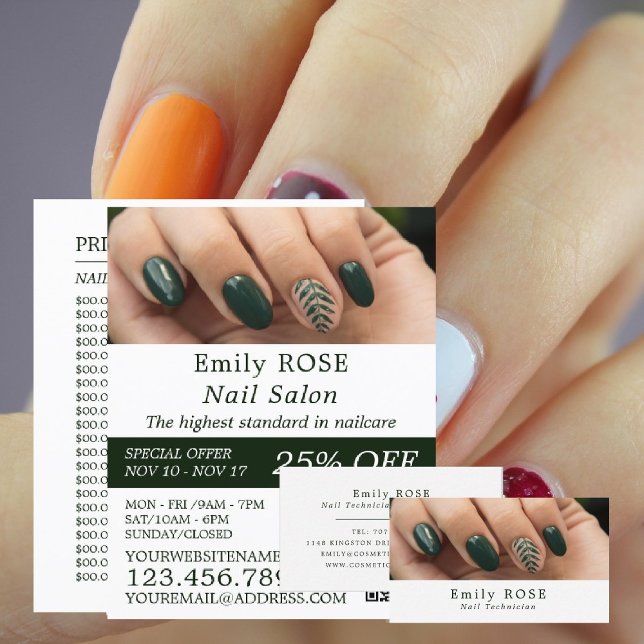 Hand Model, Nail Technician, Nail Salon Flyer (Creator Uploaded)
