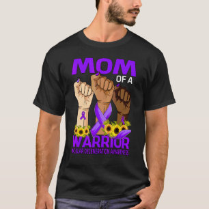Hand Mum Of A Warrior Macular Degeneration Awarene T-Shirt
