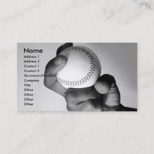 Hand of an Athlete Business Card