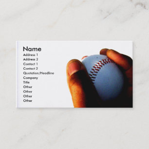 Hand of an Athlete Business Card