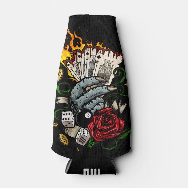Hand Of Cards Bottle Cooler (Front)