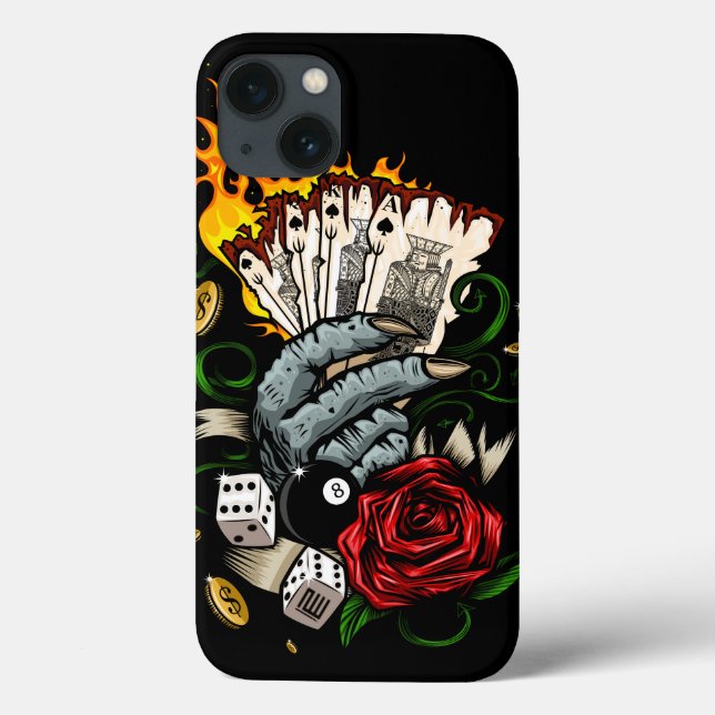 Hand Of Cards Case-Mate iPhone Case (Back)