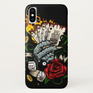 Hand Of Cards iPhone X Case