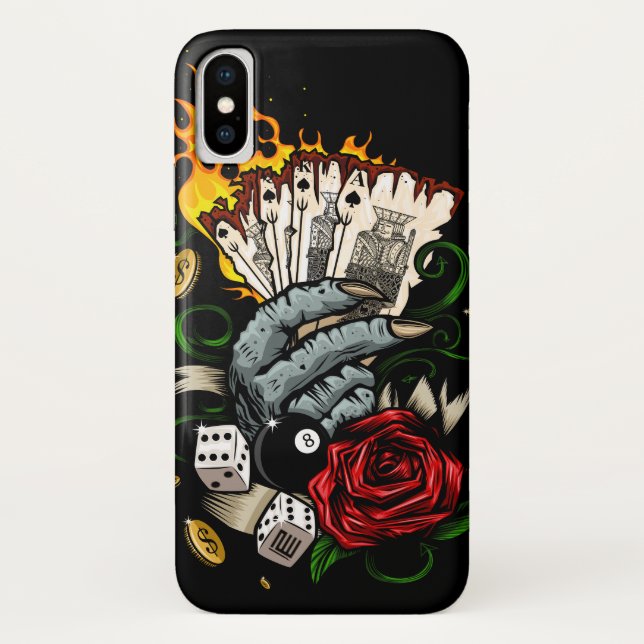 Hand Of Cards Case-Mate iPhone Case (Back)