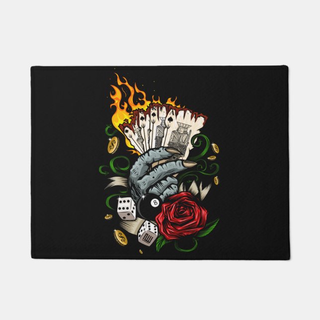 Hand Of Cards Doormat (Front)