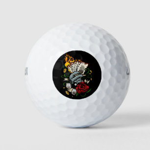 Hand Of Cards Golf Balls