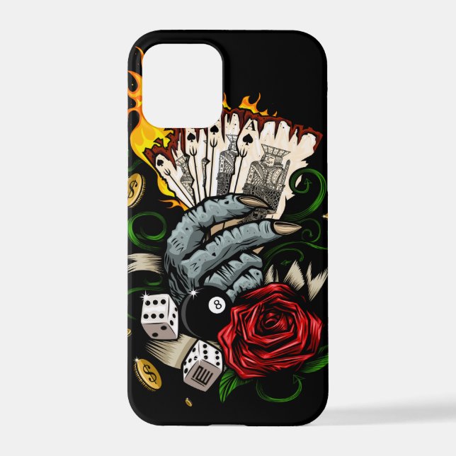 Hand Of Cards iPhone Case (Back)