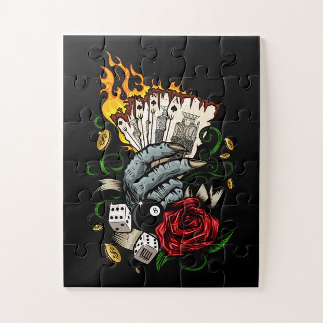 Hand Of Cards Jigsaw Puzzle (Vertical)