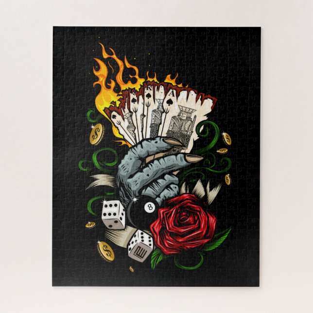 Hand Of Cards Jigsaw Puzzle (Vertical)