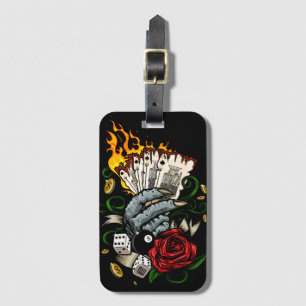 Hand Of Cards Luggage Tag