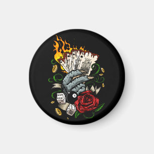Hand Of Cards Magnet