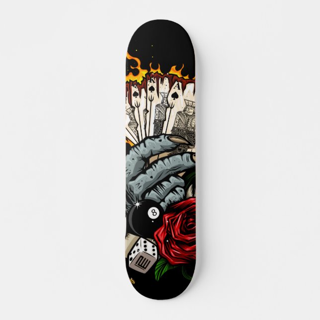 Hand Of Cards Skateboard (Front)