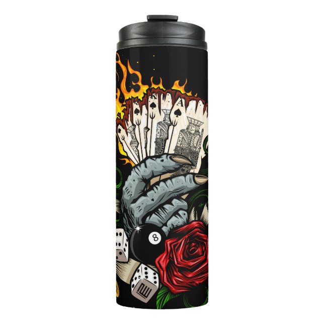 Hand Of Cards Thermal Tumbler (Front)