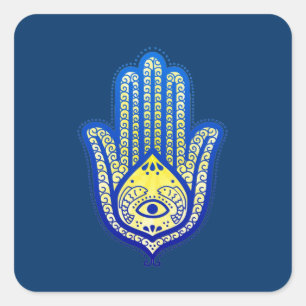 Hand of Fatima Square Sticker