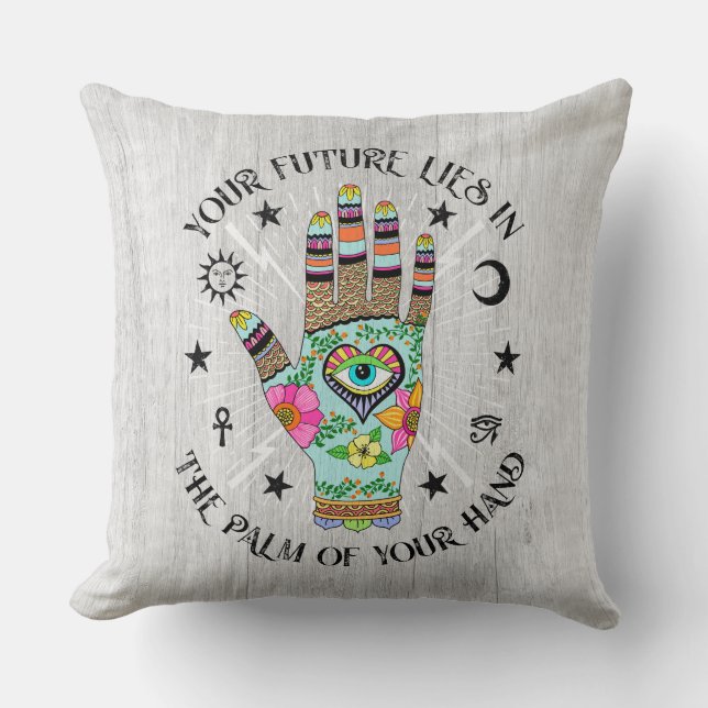 Hand of Fortune Cushion (Front)