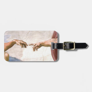 Hand of God by Michelangelo Luggage Tag