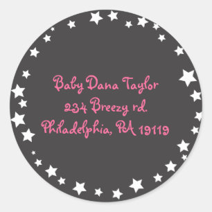 Hand of God Hemsa Return Address Sticker