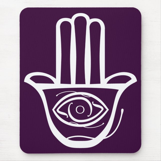 Hand of Miriam (Hamsa) Mouse Mat (Front)