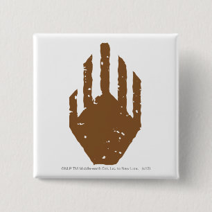 Hand of SARUMAN™ 15 Cm Square Badge