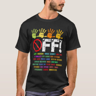 Hand Off My Social Security And Medicare Protest 2 T-Shirt