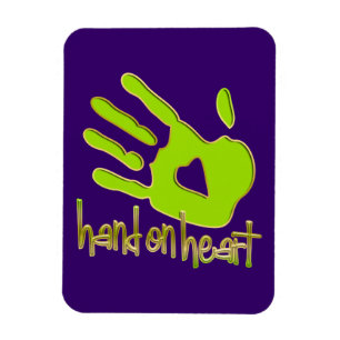 hand on heart magnet