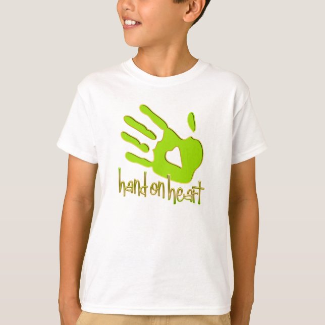 hand on heart T-Shirt (Front)