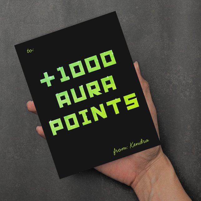 Hand-painted + 1000 Aura points  Holiday Postcard (Creator Uploaded)