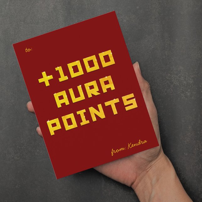 Hand-painted + 1000 Aura points  Holiday Postcard (Creator Uploaded)
