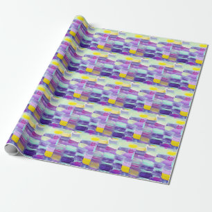 Hand Painted Abstract Art Background Wrapping Paper