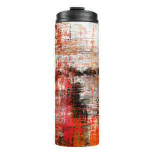 hand painted abstract backgroundabstract,art,oil, thermal tumbler